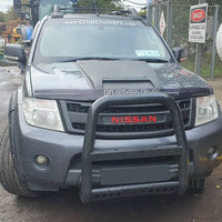 NISSAN NAVARA FACELIFT GRILL 2011-2015 RED VERSION FULL GRILL WHITE LEDS