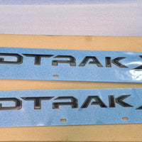GENUINE WILDTRAK X LOGO EMBLEM BADGES ON FRONT DOOR LEFT & RIGHT 2022-2026