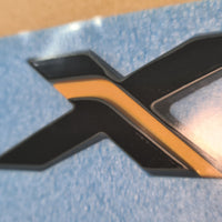 GENUINE WILDTRAK X LOGO EMBLEM BADGES ON FRONT DOOR LEFT & RIGHT 2022-2026