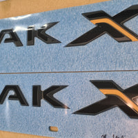 GENUINE WILDTRAK X LOGO EMBLEM BADGES ON FRONT DOOR LEFT & RIGHT 2022-2026
