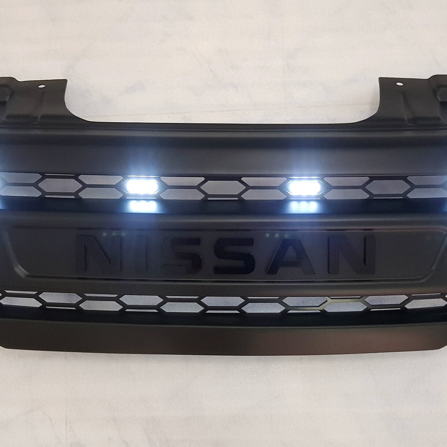 NISSAN NAVARA D40 GRILL BLACK NISSAN 2005-2010 PRE-FACELIFT