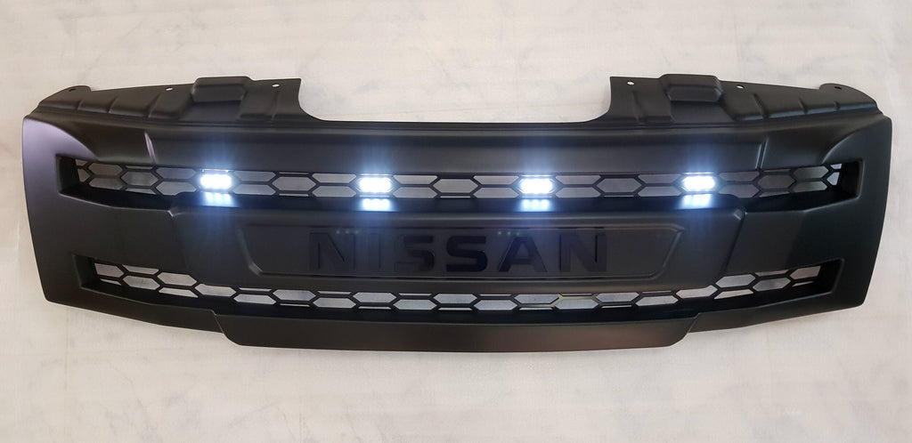 NISSAN NAVARA D40 GRILL BLACK NISSAN 2005-2010 PRE-FACELIFT