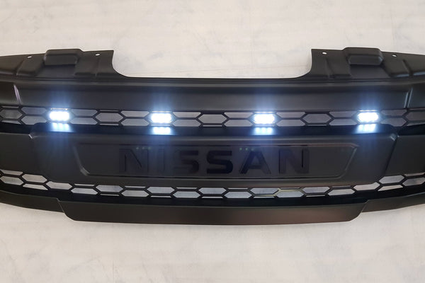NISSAN NAVARA D40 GRILL BLACK NISSAN 2005-2010 PRE-FACELIFT