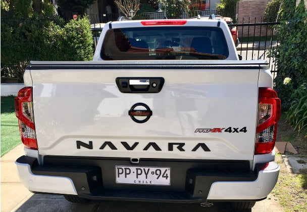 NISSAN NAVARA 2021-2024 TAILGATE LETTERS RED/BLACK