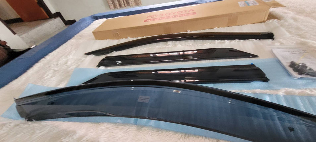 GENUINE TOYOTA FORTUNER 2015-2024  WEATHER GUARDS / WIND DEFLECTORS