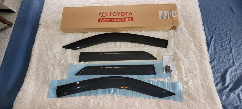 GENUINE TOYOTA FORTUNER 2015-2024  WEATHER GUARDS / WIND DEFLECTORS