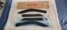 Load image into Gallery viewer, GENUINE TOYOTA FORTUNER 2015-2024  WEATHER GUARDS / WIND DEFLECTORS