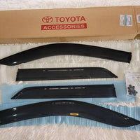 GENUINE TOYOTA FORTUNER 2015-2025 WEATHER GUARDS / WIND DEFLECTORS