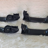 TOYOTA FORTUNER /HILUX  2015-2025  FULL SET OF MATT BLACK DOOR HANDLES GENUINE PARTS