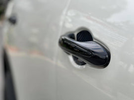 TOYOTA FORTUNER /HILUX  2015-2025 FULL SET OF GLOSS BLACK DOOR HANDLES GENUINE PARTS