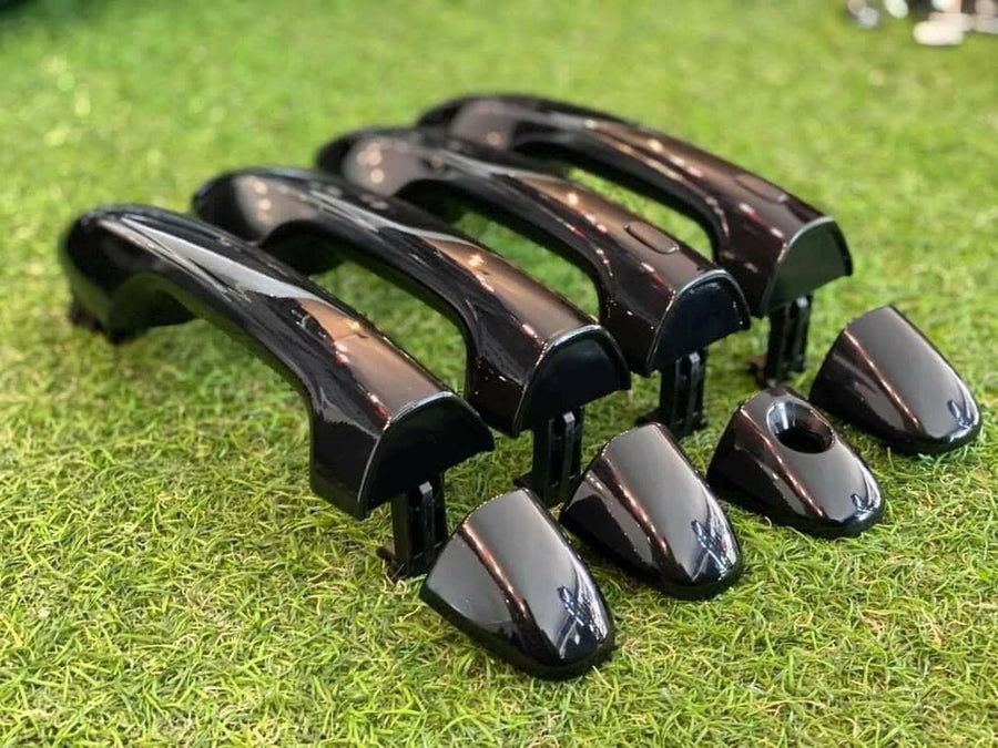 PACKAGE- GENUINE TOYOTA HILUX / FORTUNER 2015-2025 MIRROR CAPS+SET OF DOOR HANDLES