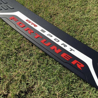 PACKAGE TOYOTA FORTUNER 2015-2025  GR SPORT BUMPER TRIM PROTECTOR HB BRAND+GR SPORT GENUINE WIND DEFLECTORS