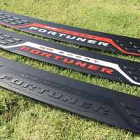 PACKAGE TOYOTA FORTUNER 2015-2025  GR SPORT BUMPER TRIM PROTECTOR HB BRAND+GR SPORT GENUINE WIND DEFLECTORS