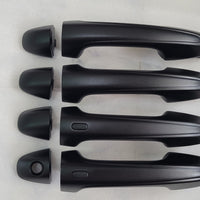 TOYOTA FORTUNER /HILUX  2015-2025  FULL SET OF MATT BLACK DOOR HANDLES GENUINE PARTS