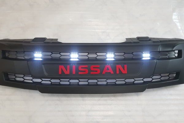NISSAN NAVARA D40 GRILL RED NISSAN 2005-2010 PRE-FACELIFT