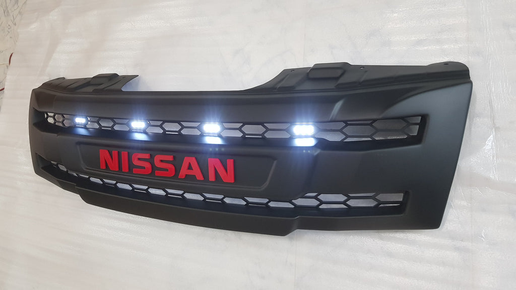 NISSAN NAVARA D40 GRILL RED NISSAN 2005-2010 PRE-FACELIFT