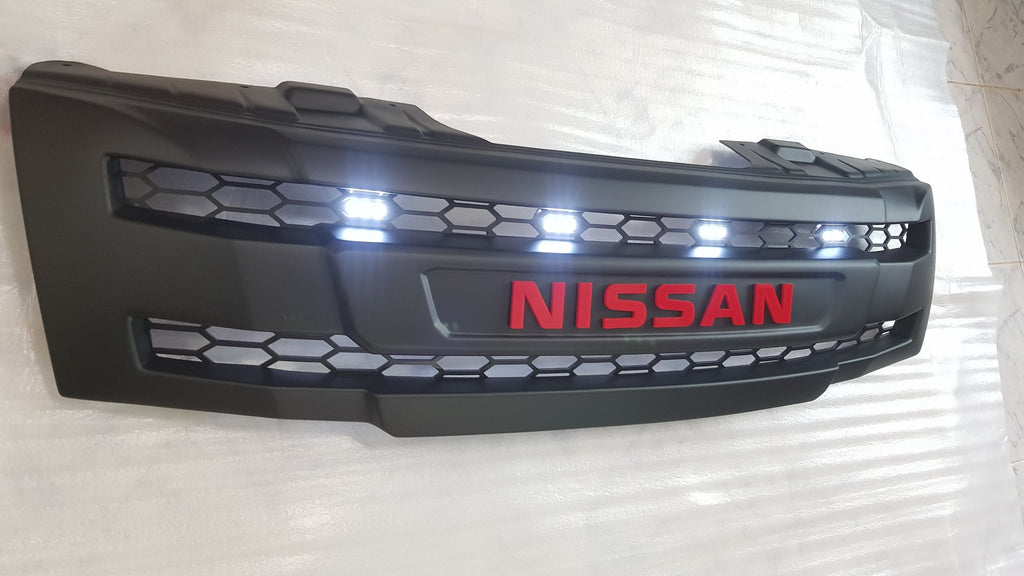 NISSAN NAVARA D40 GRILL RED NISSAN 2005-2010 PRE-FACELIFT