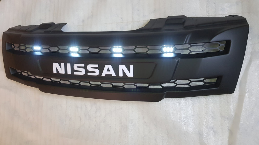 NISSAN NAVARA D40 GRILL WHITE NISSAN 2005-2010 PRE-FACELIFT