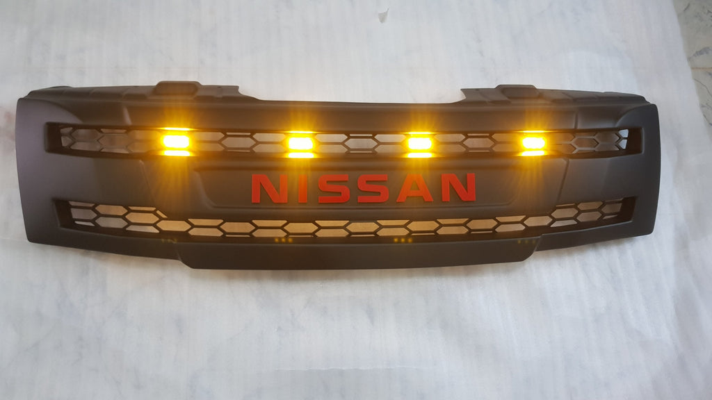 NISSAN NAVARA D40 GRILL RED NISSAN 2005-2010 PRE-FACELIFT