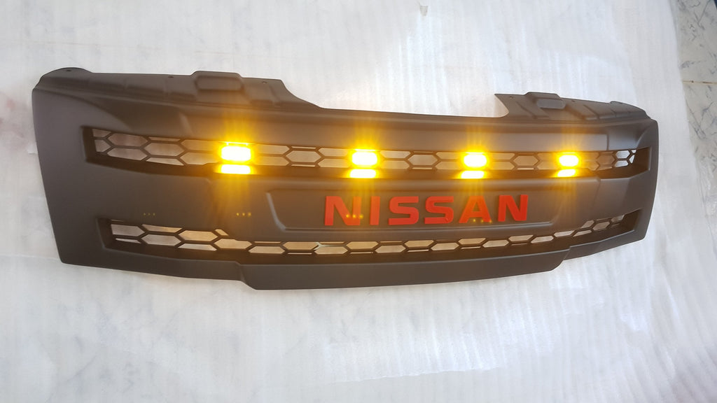 NISSAN NAVARA D40 GRILL RED NISSAN 2005-2010 PRE-FACELIFT