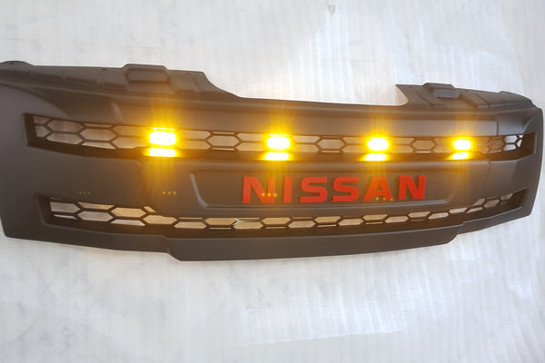 NISSAN NAVARA D40 GRILL RED NISSAN 2005-2010 PRE-FACELIFT