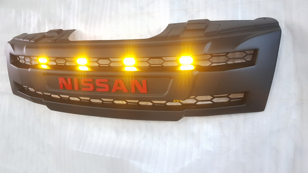 NISSAN NAVARA D40 GRILL RED NISSAN 2005-2010 PRE-FACELIFT