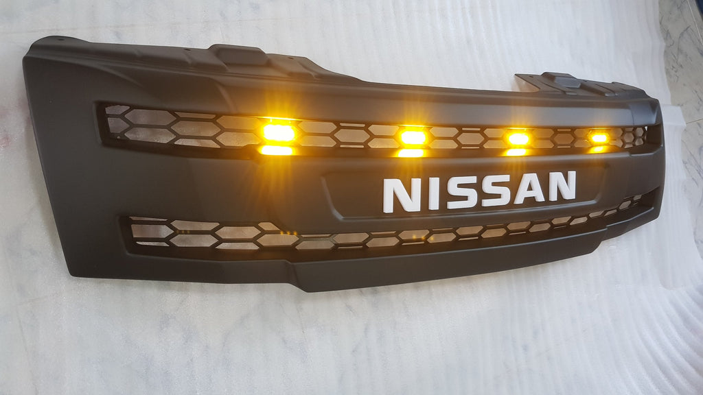 NISSAN NAVARA D40 GRILL WHITE NISSAN 2005-2010 PRE-FACELIFT