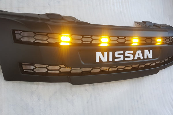 NISSAN NAVARA D40 GRILL WHITE NISSAN 2005-2010 PRE-FACELIFT