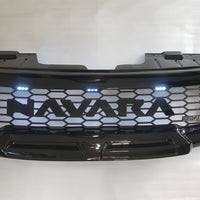 NISSAN NAVARA FACELIFT GRILL 2011-2015 FULL GRILL BLACK LOGO