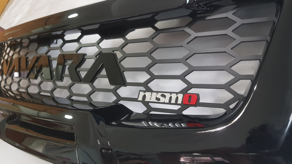 NISSAN NAVARA FACELIFT GRILL 2011-2015 FULL GRILL BLACK LOGO