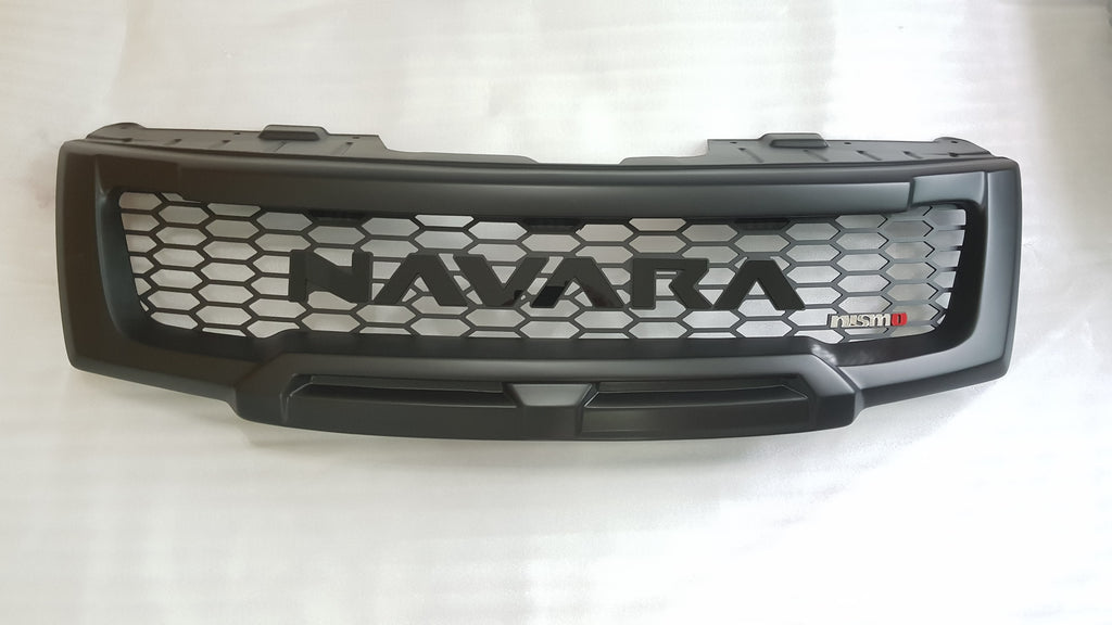 NISSAN NAVARA FACELIFT GRILL 2011-2015 FULL GRILL BLACK LOGO