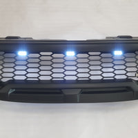 NISSAN NAVARA FACELIFT GRILL 2011-2015 MATT BLACK NO LOGO VERSION