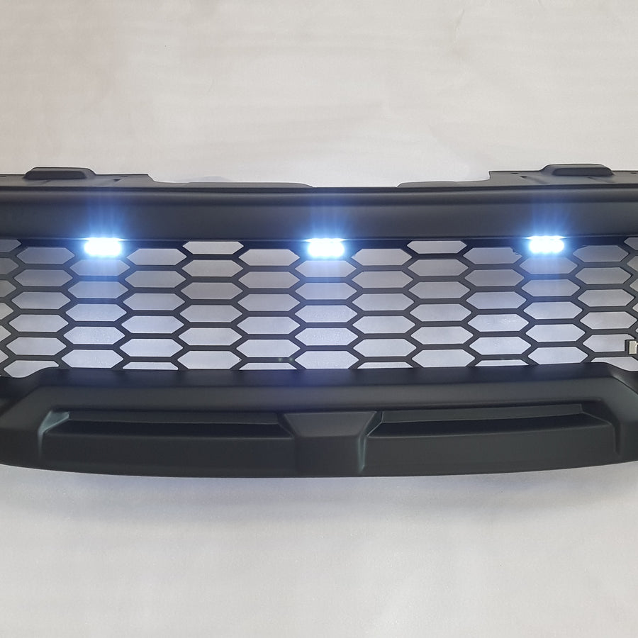 NISSAN NAVARA FACELIFT GRILL 2011-2015 MATT BLACK NO LOGO VERSION