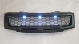 NISSAN NAVARA FACELIFT GRILL 2011-2015 MATT BLACK NO LOGO VERSION