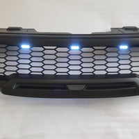 NISSAN NAVARA FACELIFT GRILL 2011-2015 MATT BLACK NO LOGO VERSION