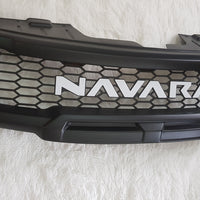 NISSAN NAVARA FACELIFT GRILL 2011-2015 FULL GRILL WHITE LOGO