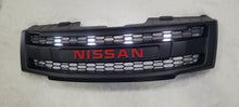 Load image into Gallery viewer, NISSAN NAVARA FACELIFT GRILL 2011-2015 RED VERSION FULL GRILL WHITE LEDS