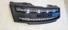 Load image into Gallery viewer, NISSAN NAVARA FACELIFT GRILL 2011-2015 BLACK VERSION FULL GRILL WHITE LEDS