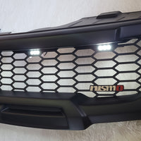 NISSAN NAVARA FACELIFT GRILL 2011-2015 MATT BLACK NO LOGO VERSION