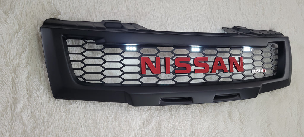 NISSAN NAVARA D40 GRILL NEW VERSION  2005-2010 PRE-FACELIFT  NEW RELEASE RED VERSION