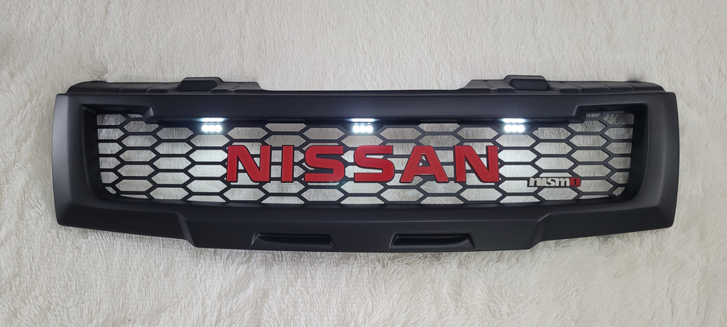 NISSAN NAVARA D40 GRILL NEW VERSION  2005-2010 PRE-FACELIFT  NEW RELEASE RED VERSION