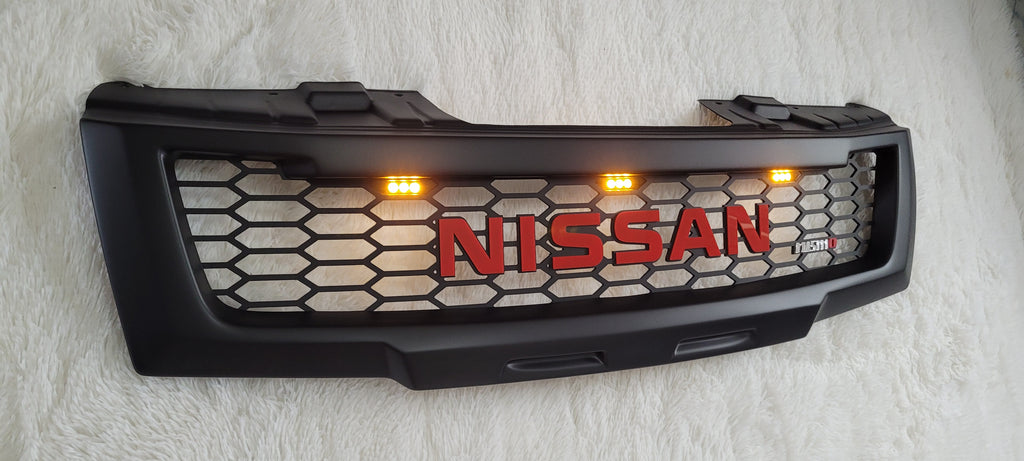 NISSAN NAVARA D40 GRILL NEW VERSION  2005-2010 PRE-FACELIFT  NEW RELEASE RED VERSION