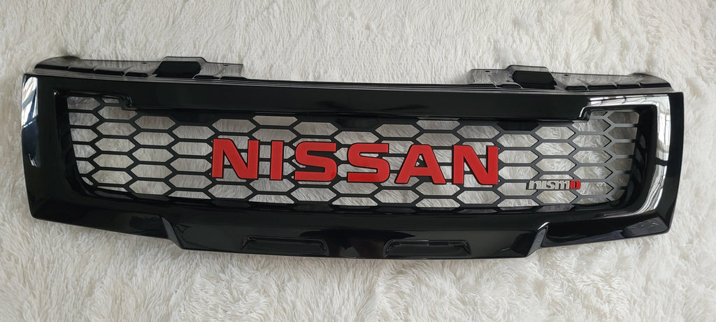 NISSAN NAVARA D40 GRILL NEW VERSION  2005-2010 PRE-FACELIFT  NEW RELEASE RED VERSION