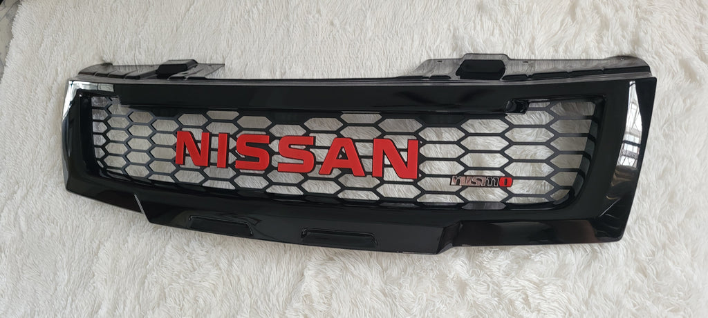 NISSAN NAVARA D40 GRILL NEW VERSION  2005-2010 PRE-FACELIFT  NEW RELEASE RED VERSION