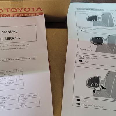 GENUINE  Toyota Hilux  Fortuner blind spot mirrors