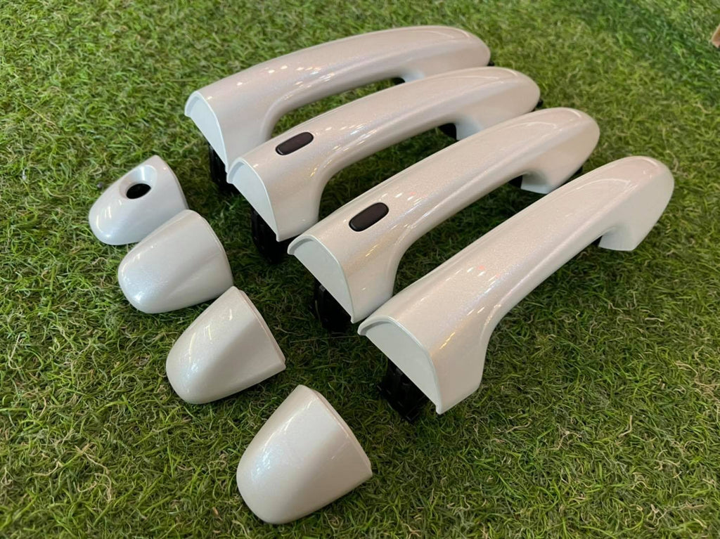 TOYOTA FORTUNER /HILUX 2015-2023 Full set complete door handles Pearl white (070)