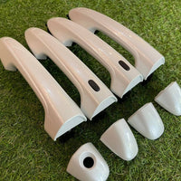 TOYOTA HILUX 2015-2024 door handles  White (040/070)+White Mirror covers+Tailgate handle