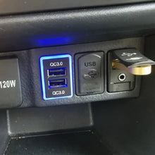 Load image into Gallery viewer, TOYOTA FORTUNER /HILUX USB 3.0 CHARGER 2015-2024