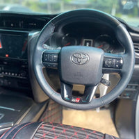 TOYOTA FORTUNER / Hilux  2015-2025 GR  lower steering wheel trim (Replica)