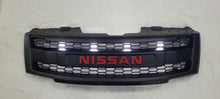 Load image into Gallery viewer, NISSAN NAVARA FACELIFT GRILL 2011-2015 RED VERSION FULL GRILL WHITE LEDS